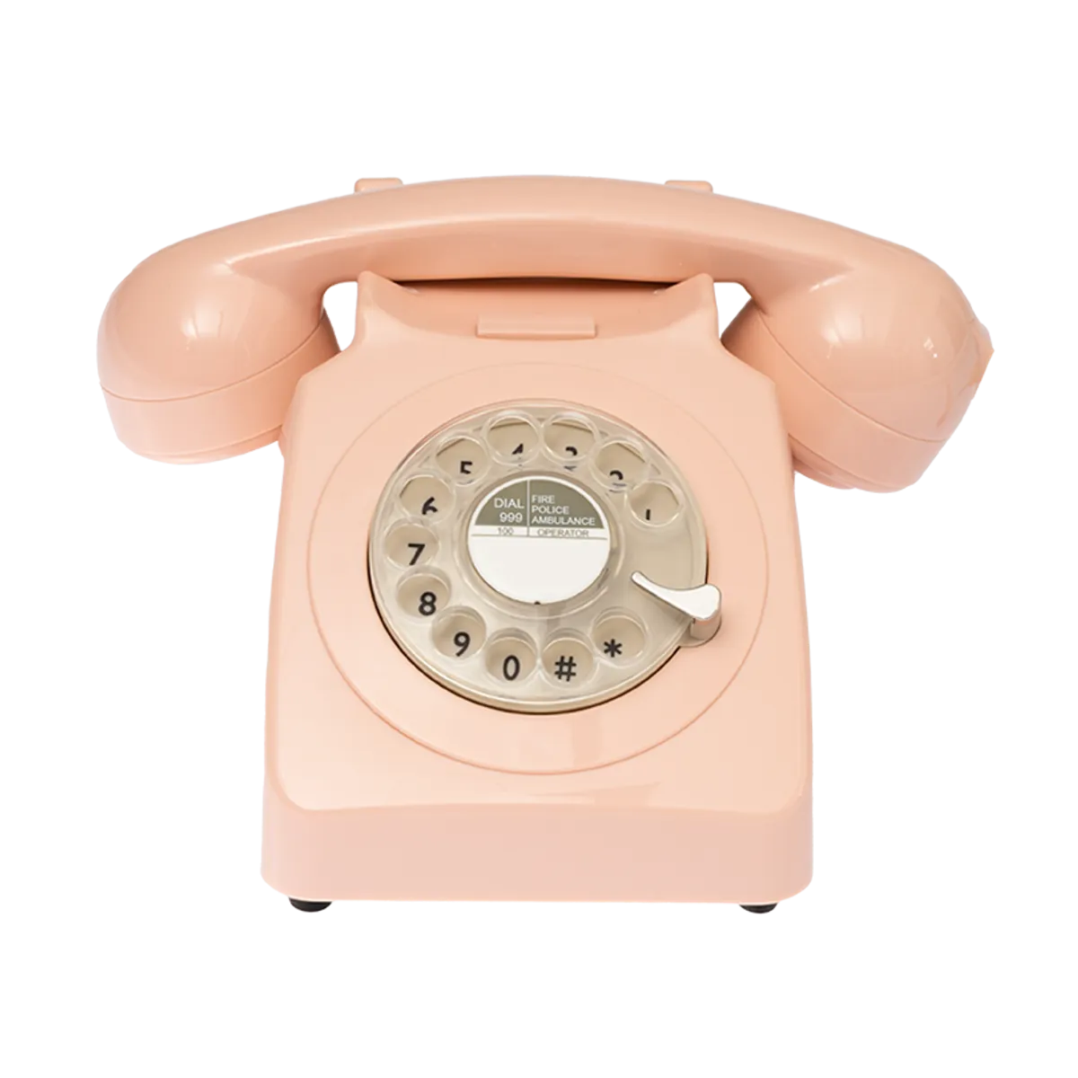 Blush audio guestbook phone, front on